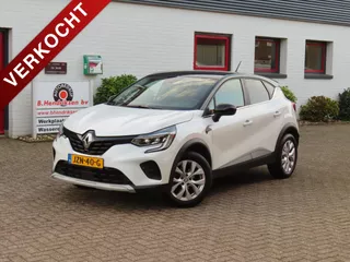 Renault Captur 1.3 TCe 140pk Mild Hybrid EDC Intens/ Parelmoer wit/ Trekhaak/ Stoel + stuurwiel verwarming/ Camera/ Apple Carplay/ DAB/ Cruise control/ Climatronic