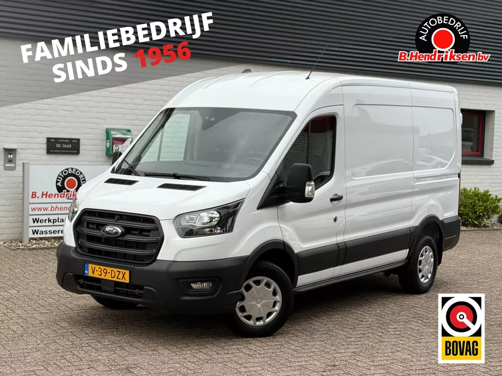 Ford Transit GB 350 L2H2 TDCi 105pk FWD Trend/ Trekhaak met 2500KG trekgewicht/ Parkeersensoren V+A/ DAB/ Cruise control/ 3 Zitplaatsen/ Airco/ Origineel NL/  NAP