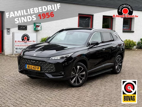 MG Hs 1.5T GDI 272pk PHEV Aut Luxury/ Nieuwe voorraad auto/ 100 KM elektrisch bereik/ Lederen bekleding/ Stoel + stuurwiel verwarming/ Apple Carplay
