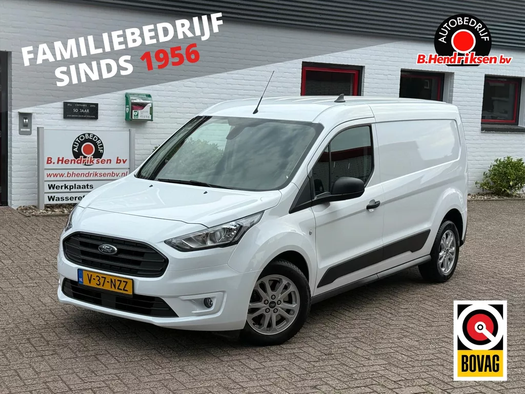 Ford Transit Connect L2 1.5 EcoBlue 100pk Aut Trend/ All season banden/ Trekhaak/ Camera achter/ Stoelverwarming/ Vloer + wandplaten/ Cruise control