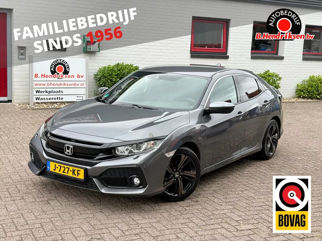 Honda Civic 1.0 i-VTEC 129pk CVT 5D Elegance/ Adaptieve cruise/ Camera achter/ DAB/ Navigatie/ Stoelverwarming