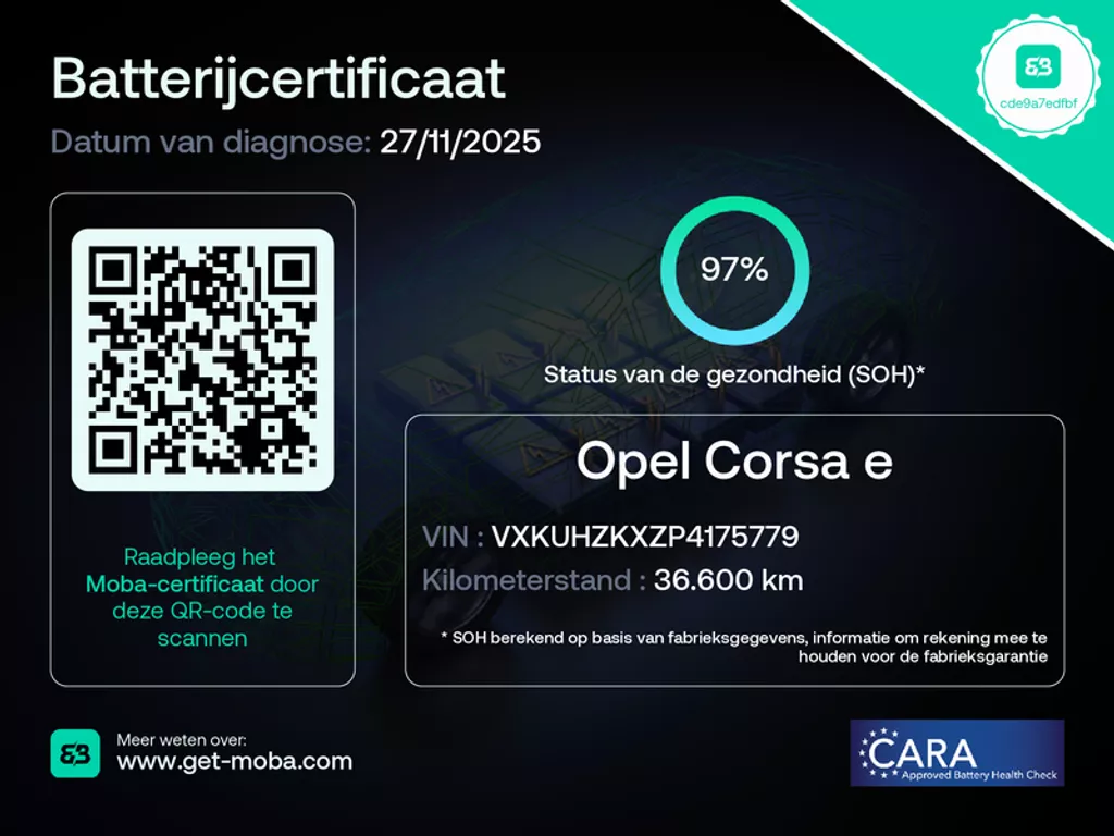 Opel Corsa Electric 50kWh 136pk Aut (11 kw boordlader) Edition Level 2/ SOH 97%/ Apple Carplay/ 1 Eigenaar/ Origineel NL/ NAP