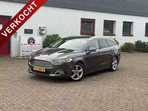 Ford Mondeo Wagon 1.5 EcoBoost 160pk Titanium/ Trekhaak afneembaar/ All season banden/ Camera achter/ Stuur + stoel verwarming/ Keyless entry/ DAB/ Navigatie