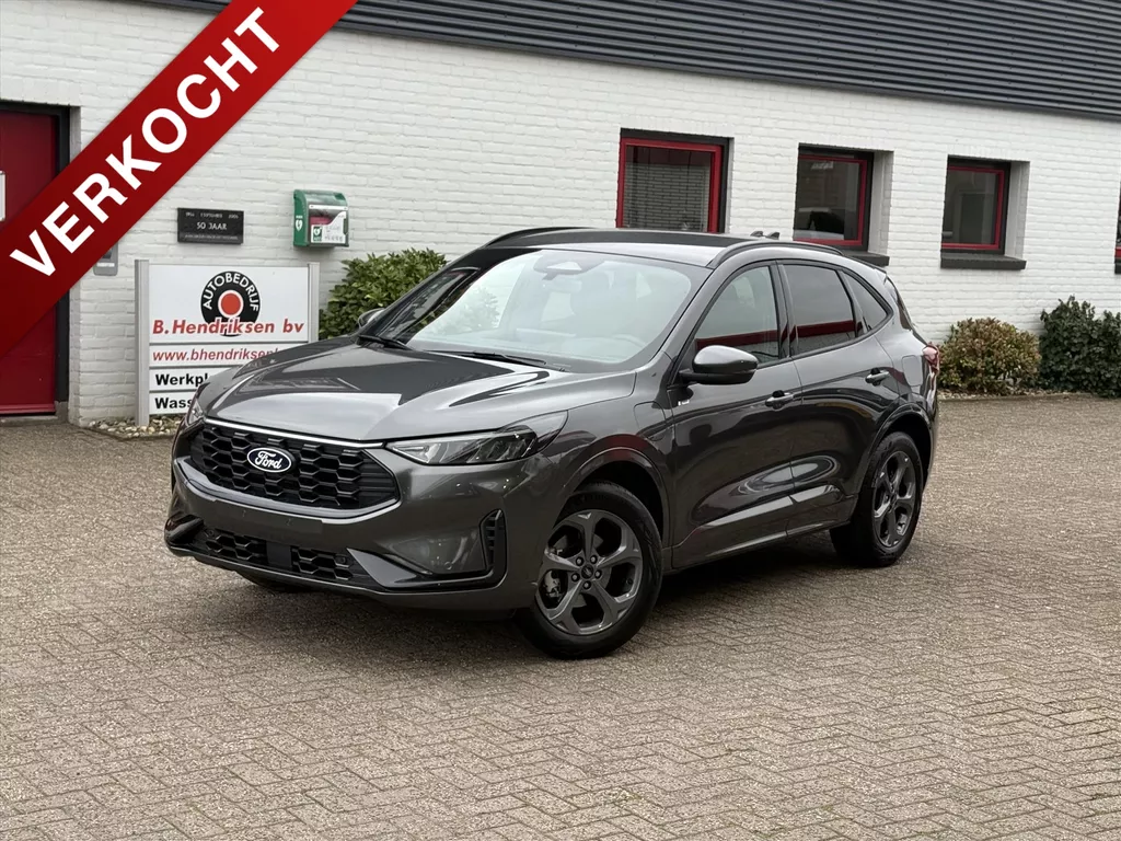 FORD Kuga 2.5 PHEV 243pk e-CVT ST-Line/ Nieuwe voorraad auto/ Magnetic Grey/ Winter pakket/ Apple Carplay/ DAB/ Keyless entry/ Reservewiel