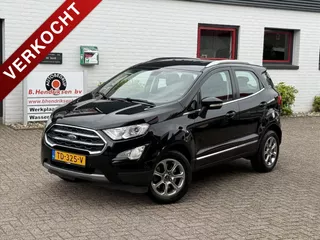 Ford Ecosport 1.0 EcoBoost 125pk AUT Titanium/ Stoel + stuur verwarming/ Keyless entry/ Camera achter/ Apple Carplay/ Cruise control/ Navigatie/ Origineel NL/ NAP