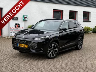 MG Hs 1.5T GDI 272pk PHEV Aut Luxury/ Nieuwe voorraad auto/ 100 KM elektrisch bereik/ Lederen bekleding/ Stoel + stuurwiel verwarming/ Apple Carplay