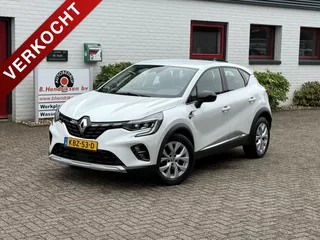 Renault Captur E-Tech Plug-In Hybrid 160pk Intens/ SOH 100%/ Trekhaak/ Parelmoer wit/ Camera achter/ Led koplampen/ Stoelverwarming/ Dealer onderhouden