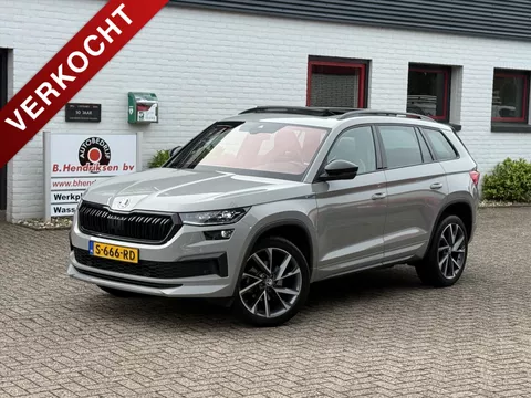 Skoda Kodiaq 1.5 TSI ACT 150pk Sportline Business/ Panoramadak/ Trekhaak/ 20 Inch velgen/ Travel pakket/ Navi pakket/ Assistentie pakket/ Functie pakket/ NAP