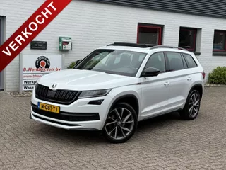 Skoda Kodiaq 1.5 TSI Greentech ACT 150pk DSG-7 Sportline Business/ Panoramadak/ Trekhaak/ 360 Camera/ DAB/ Apple Carplay/ Keyless entry/ Adaptieve cruise control