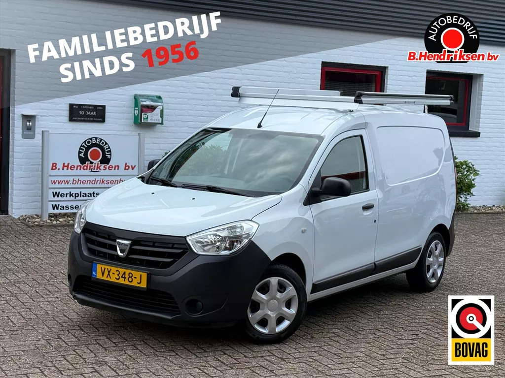 Dacia Dokker Van 1.5 dCi 75pk Ambiance/ Imperiaal/ Trekhaak/ Airco/  Vloer + wandplaten/ Navigatie/ Bluetooth/ 1 Eigenaar/ NAP
