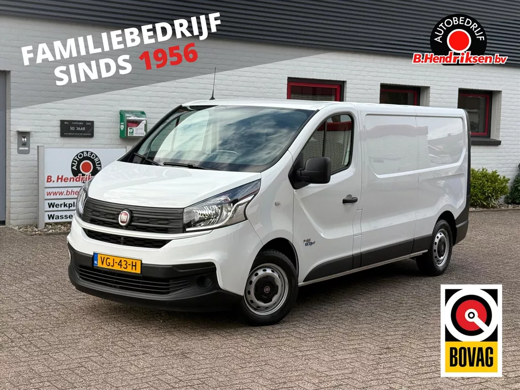 Fiat Talento 2.0 MJ EcoJet 145pk L2H1 2900 Business Pro/ Trekhaak/ Vloer + wand platen/ Camera achter/ 3 Zitplaatsen/ Navigatie/ Origineel NL/ NAP