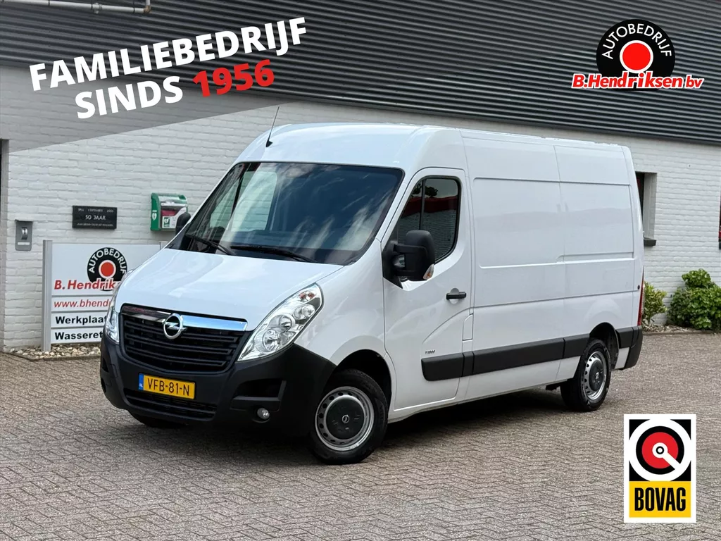 Opel Movano GB 2.3 CDTi 130pk 3500 L2H2 FWD (Euro 6)/ Trekhaak/ Zeer nette bus/ Navigatie/ Climatronic/ All season banden/ 1 Eigenaar/ Origineel NL/ NAP
