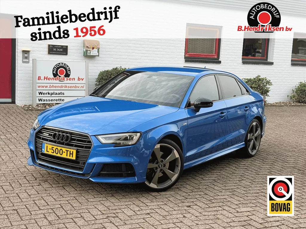 Audi A3 Limousine 2.0 TFSI 190pk S tronic quattro S Line Edition/ Inklapbare trekhaak/ Volledig eerste lak/ Complete onderhoudshistorie/ Standkachel/ Stoelverwarming