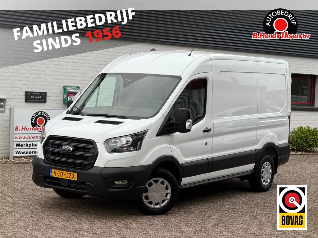 Ford Transit GB 350 L2H2 TDCi 105pk FWD Trend/ Trekhaak met 2500KG trekgewicht/ Parkeersensoren V+A/ DAB/ Cruise control/ 3 Zitplaatsen/ Airco/ Origineel NL/  NAP