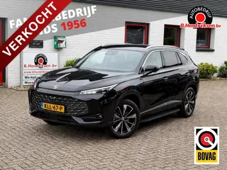 MG Hs 1.5T GDI 272pk PHEV Aut Luxury/ Nieuwe voorraad auto/ 100 KM elektrisch bereik/ Lederen bekleding/ Stoel + stuurwiel verwarming/ Apple Carplay