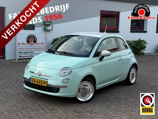 FIAT 500 0.9 80pk Twinair Turbo Vintage '57/ Climatronic/ Parkeersensoren/ Lederen bekleding/ Origineel NL/ NAP