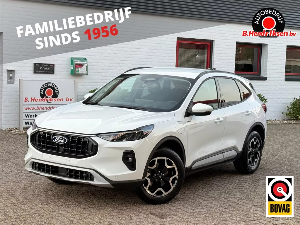 Ford Kuga 2.5 PHEV 243pk e-CVT Active/ 5 Jaar fabrieksgarantie t.w.v. 1800 euro/ Stuur + stoel verwarming/ Camera achter/ Appel Carplay/ Nieuwe voorraad auto