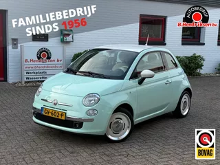 FIAT 500 0.9 80pk Twinair Turbo Vintage '57/ Climatronic/ Parkeersensoren/ Lederen bekleding/ Origineel NL/ NAP