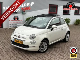 Fiat 500 1.0 70pk Hybrid Dolcevita/ Elektrisch schuifdak/ Cruise control/ Apple Carplay/ DAB/ Parkeersensoren/ 1 Eigenaar/ Origineel NL/ NAP