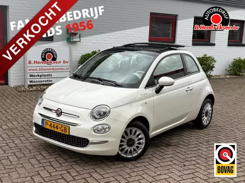 Fiat 500 1.0 70pk Hybrid Dolcevita/ Elektrisch schuifdak/ Cruise control/ Apple Carplay/ DAB/ Parkeersensoren/ 1 Eigenaar/ Origineel NL/ NAP