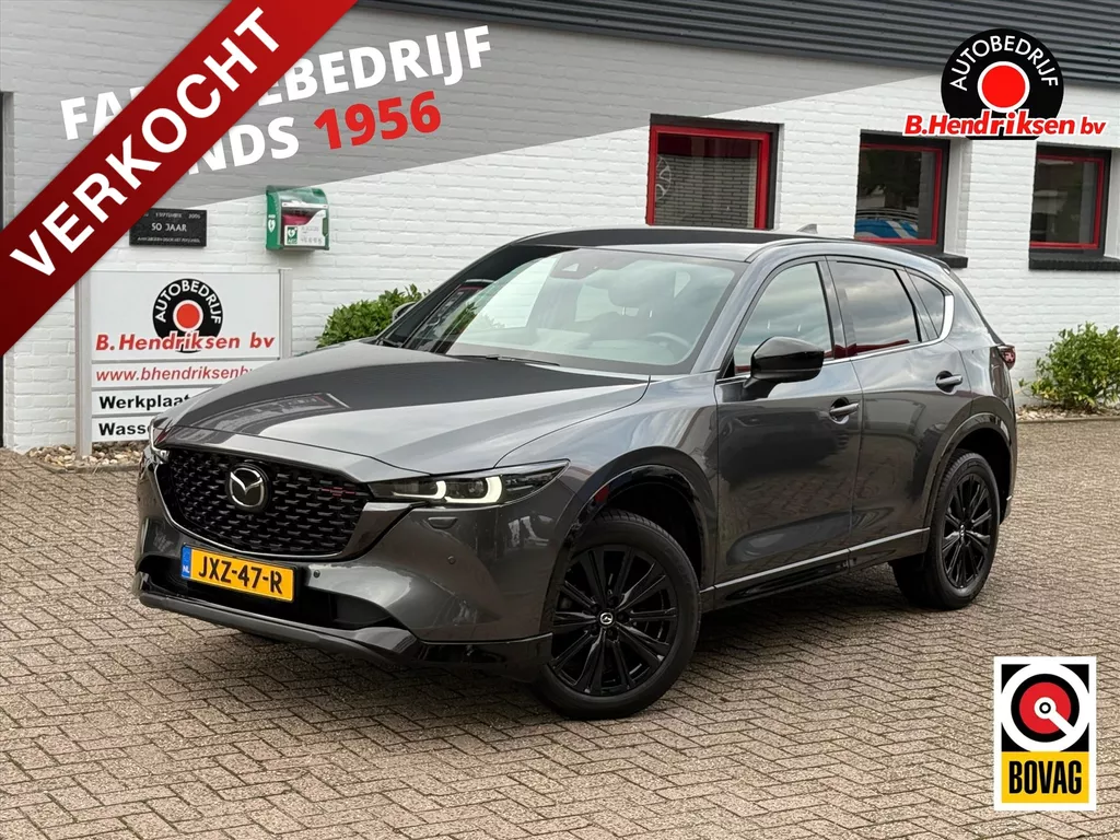 Mazda Cx-5 2.0 SKYACTIV-G 165pk Hybrid Aut Homura/ Apple Carplay/ Bose sound/ Stoel + stuur verwarming/ Keyless entry/ Head up display/ Zeer nette auto