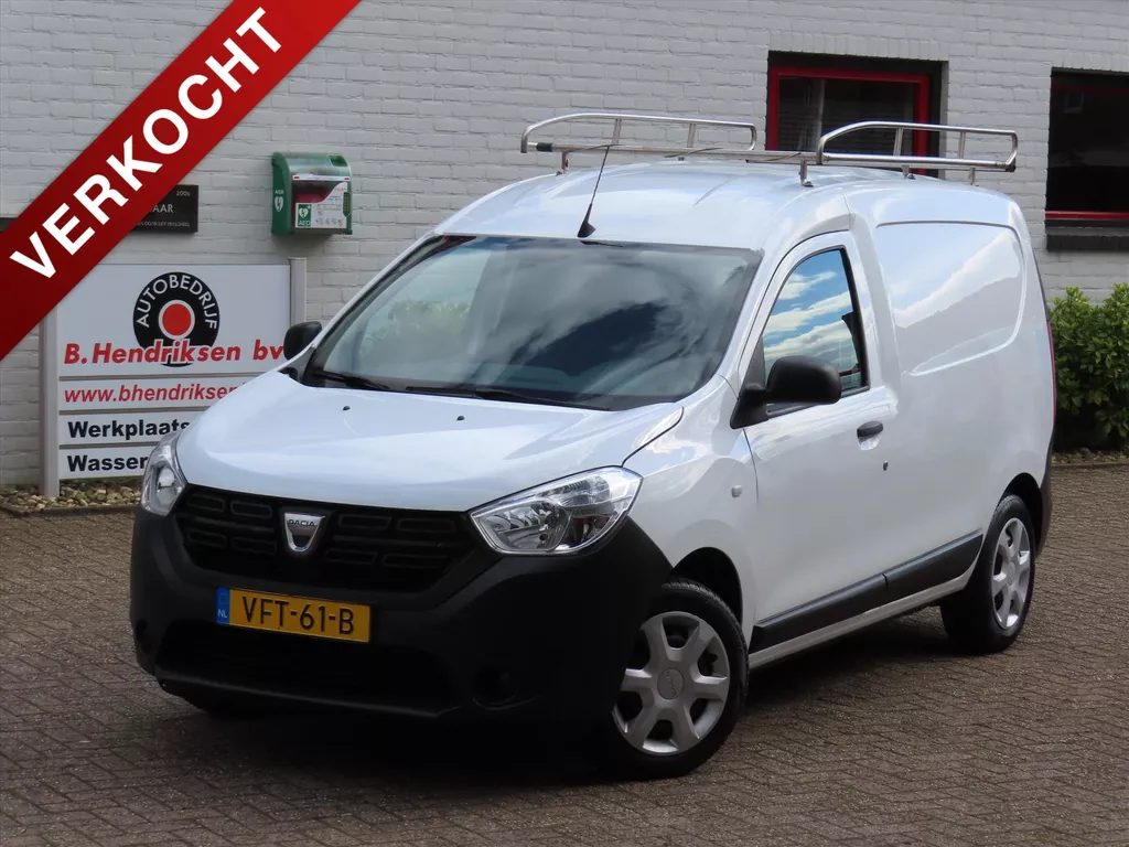 Dacia Dokker Van 1.5 dCi 75pk Essential/ Airco/ Navigatie/ DAB/ Equinox imperiaal/ Vloer + wandplaten/ Trekhaak/ 1 Eigenaar/ Origineel NL/ NAP