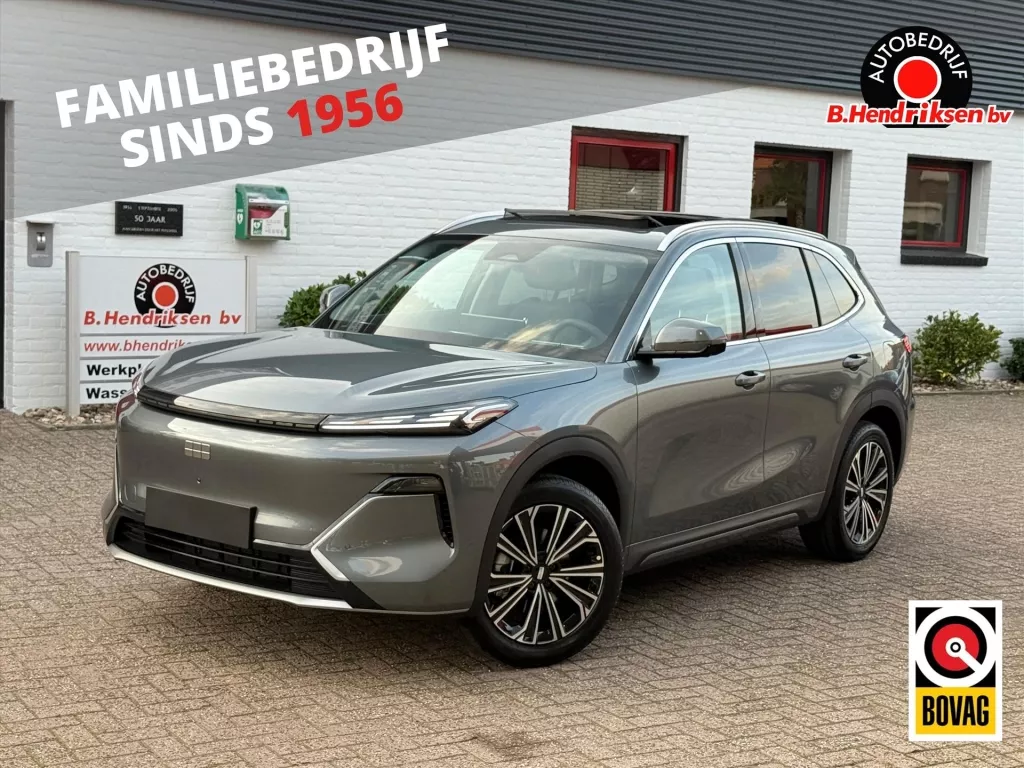 Geely Starray Em-I 1.5 MAX+ 262 PK Plug in Hybrid/ Nieuwe voorraad auto/ 136 KM elektrisch bereik/ Adaptieve cruise/ Stuur + stoelverwarming/ Panoramadak/ Flyme audio
