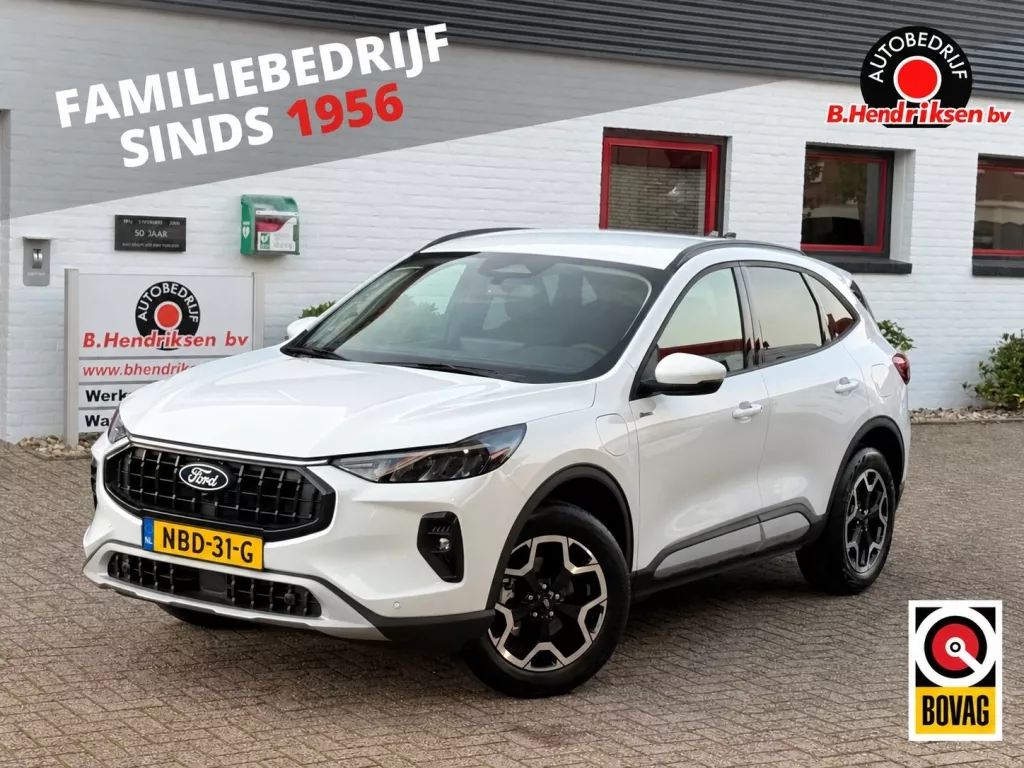 Ford Kuga 2.5 PHEV 243pk e-CVT Active/ 5 Jaar fabrieksgarantie t.w.v. 1800 euro/ Stuur + stoel verwarming/ Camera achter/ Appel Carplay/ Nieuwe voorraad auto